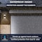 Luxrite Luxrite Square LED Up and Down Wall Sconces, 5CCT 2700K-5000K, 15W, 1000LM, IP65, ETL - Black 2-Pack LR40312-2PK - alternate 8